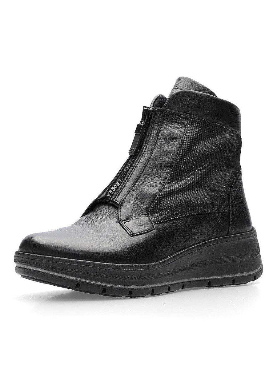 ara Boots | Calais Black Ankle Boots